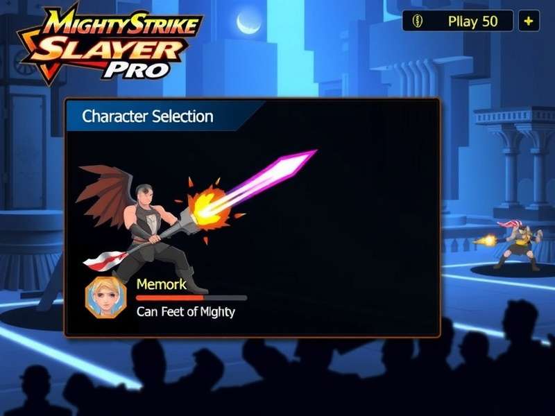 Mighty Strike Slayer Pro Character Selection